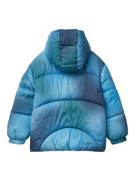 Benetton Kids' Eco-Feather Down Jacket, Blue - view 2, Blue