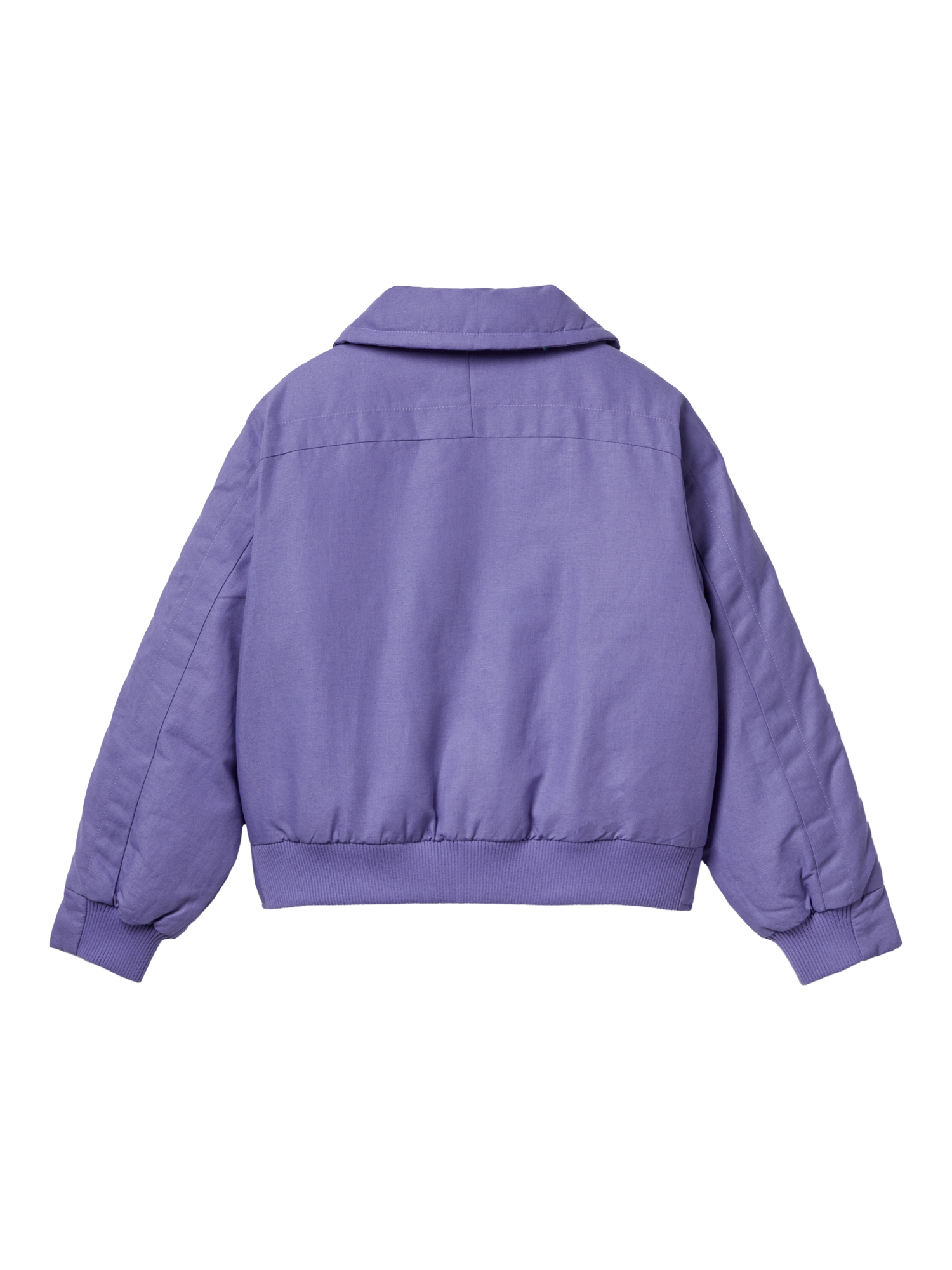 Product image 2 of 3, which shows Benetton Kids' Sports Jacket, Violet, 6-7 years