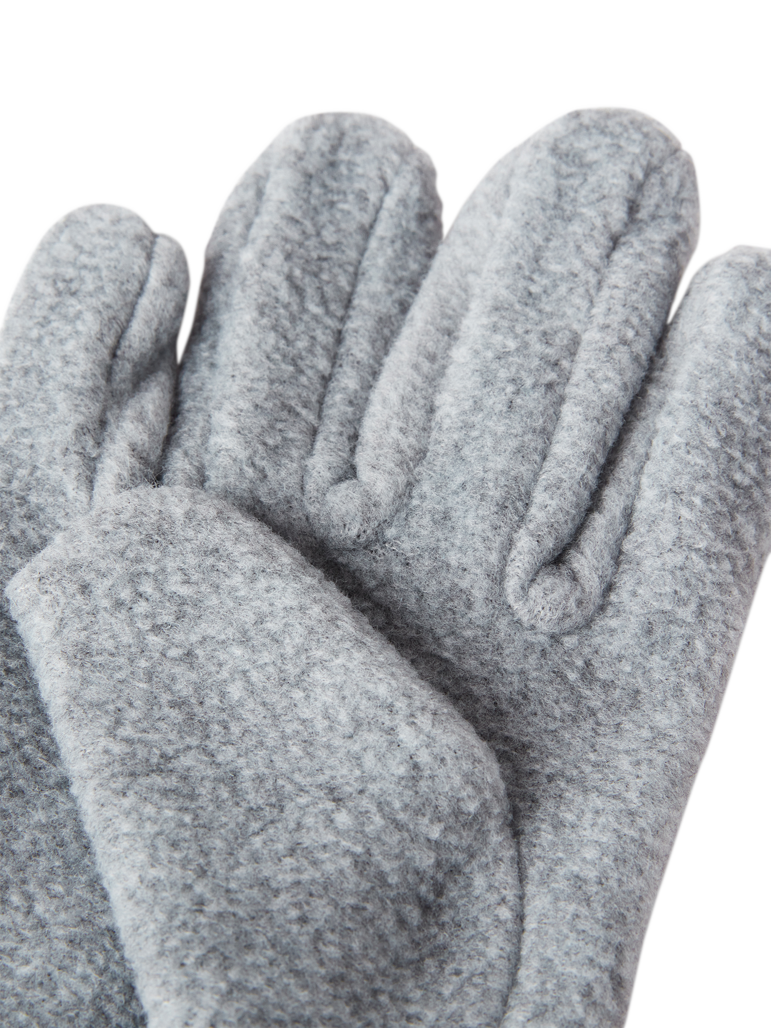 Product image 2 of 3, which shows Benetton Kids' Fleece Gloves, Grey, 6-7 years