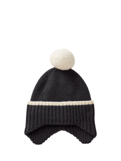 Benetton Kids' Ribbed Knit Beanie, Blue, Blue