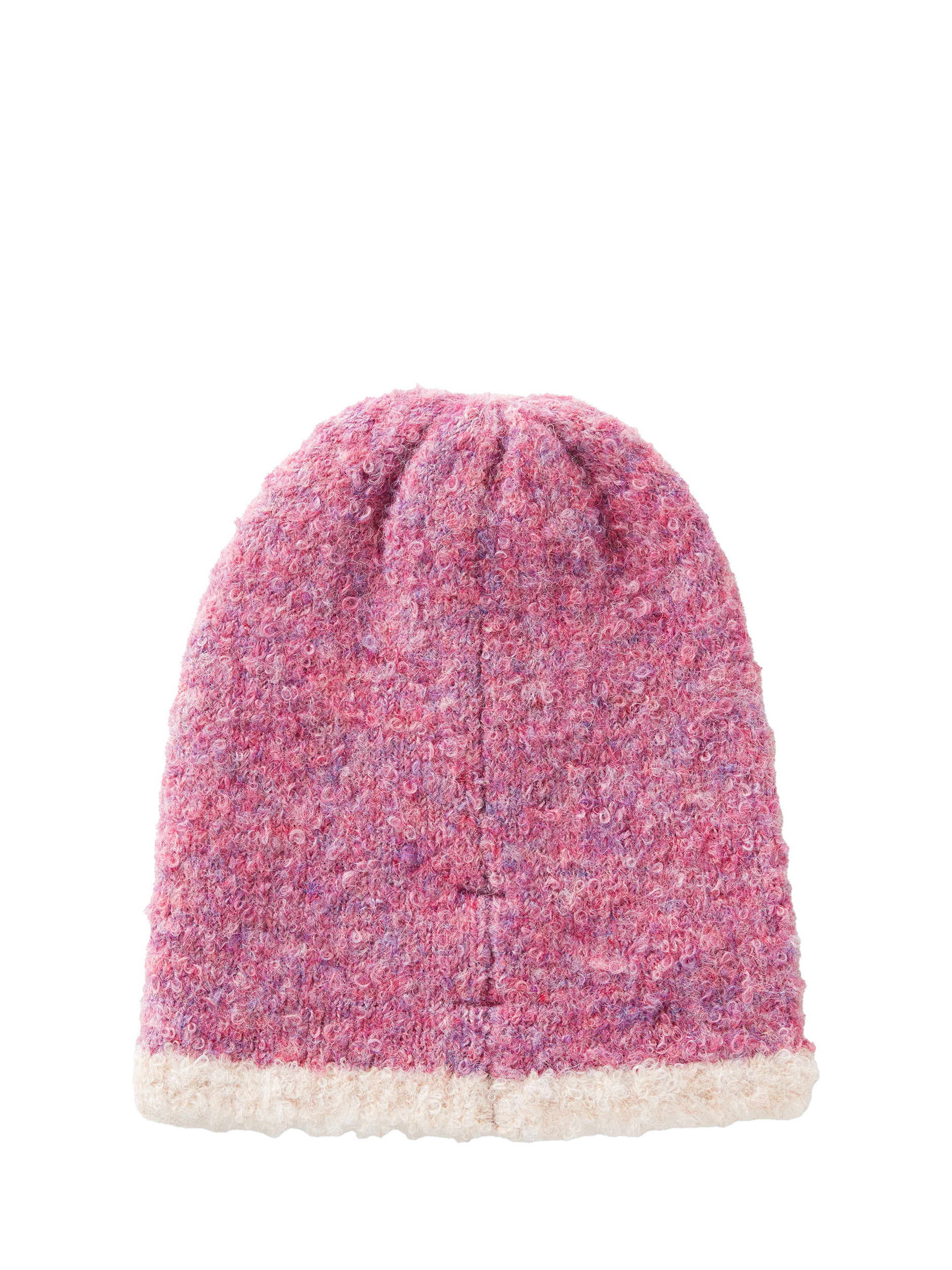 Product image 2 of 3, which shows Benetton Kids' Wool Blend Beanie, Pink, 7-8 years