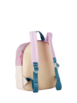 Benetton Kids' Corduroy Velvet Striped Backpack, Multi - view 2, Multi