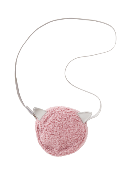 Benetton Kids' Circular Teddy Bag, Pink, Pink