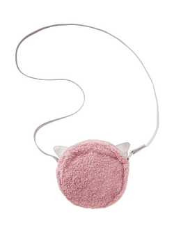 Benetton Kids' Circular Teddy Bag, Pink - view 2, Pink