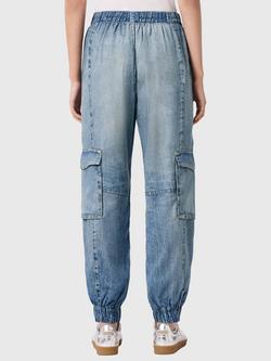 AllSaints Selma Utility Tapered Jeans, Illusion Indigo - view 2, Illusion Indigo