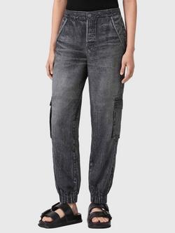AllSaints Selma Illusion Trousers, Illusion Black, Illusion Black