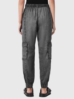 AllSaints Selma Illusion Trousers, Illusion Black - view 2, Illusion Black