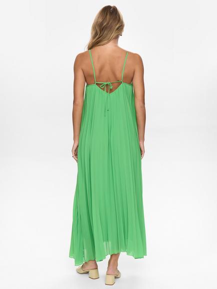 Numph Parisa Drape Maxi Dress, Green - view 2, Green