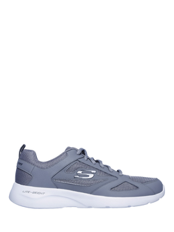 Skechers Dynamight 2.0 Mesh Sports Trainers, Grey