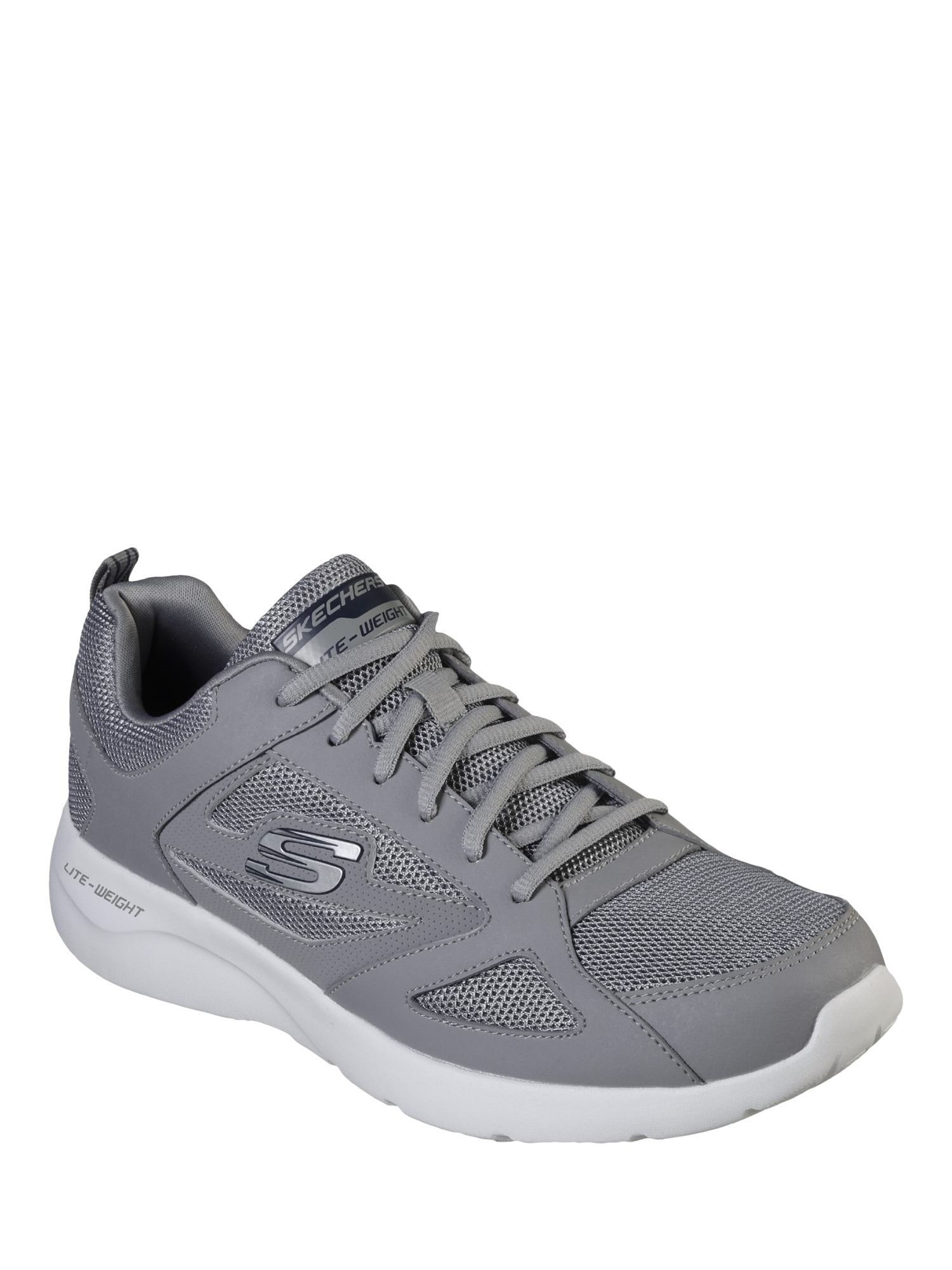 Product image 2 of 3, which shows Skechers Dynamight 2.0 Mesh Sports Trainers, Grey, 6