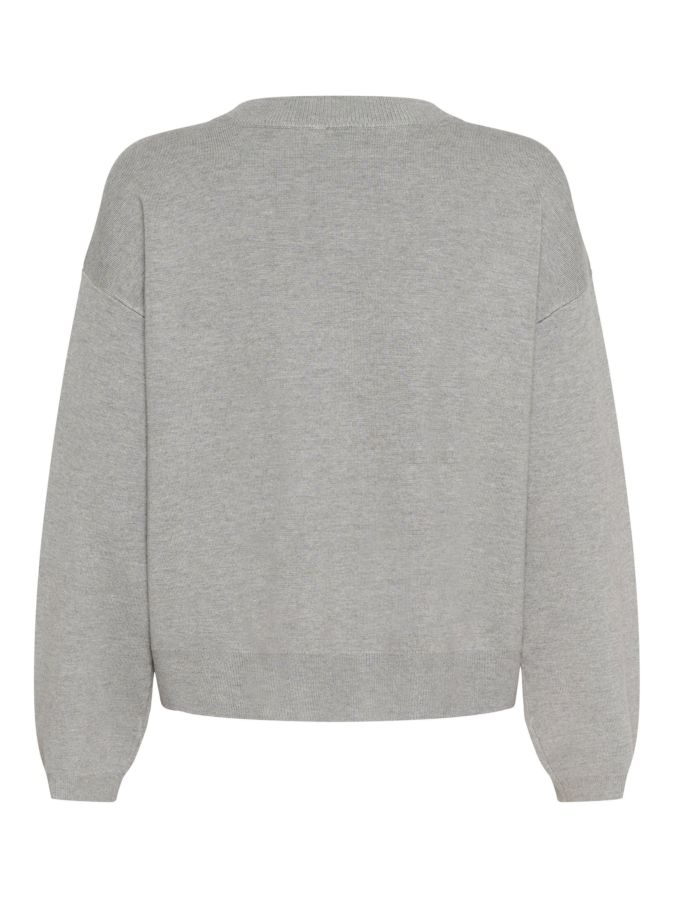 Product image 6 of 6, which shows KAFFE Malina Round Neck Jumper, Grey, XS