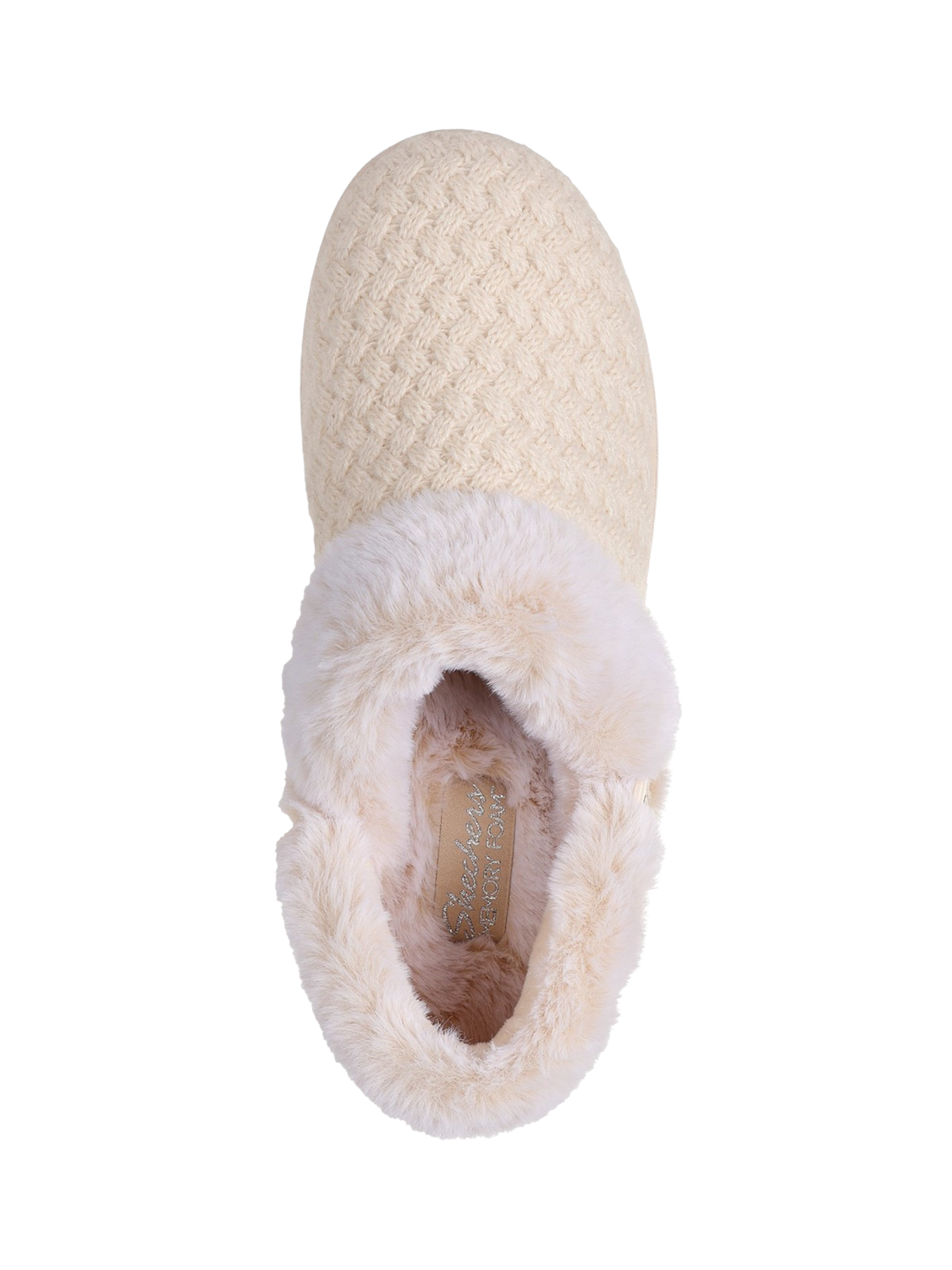 Product image 4 of 4, which shows Skechers Cozy Campfire Slippers, Sand, 3