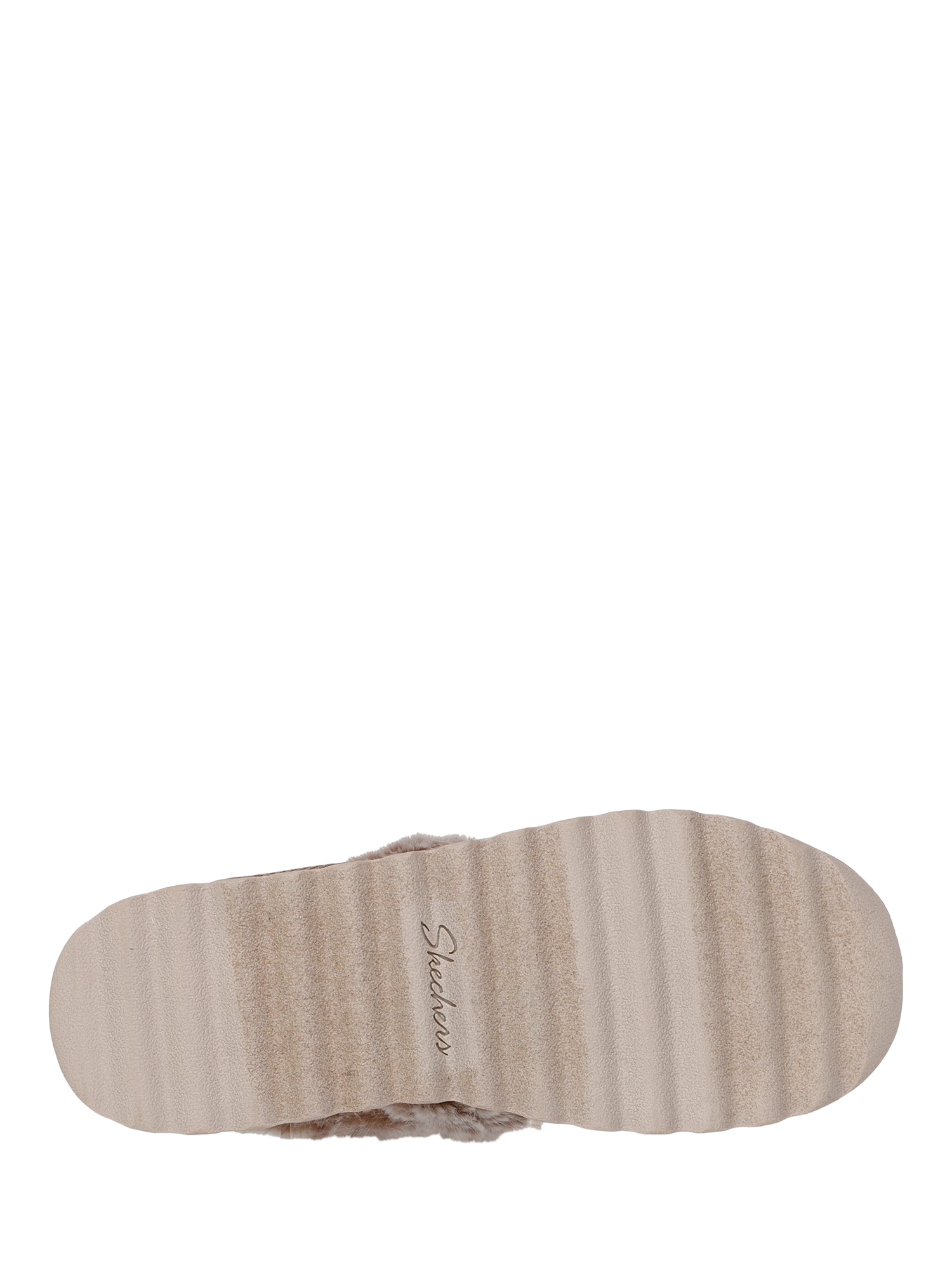 Product image 3 of 4, which shows Skechers Cozy Up Slippers, Taupe, 3