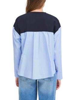 ICHI Palona Colour Block Sweatshirt, Total Eclipse - view 2, Total Eclipse