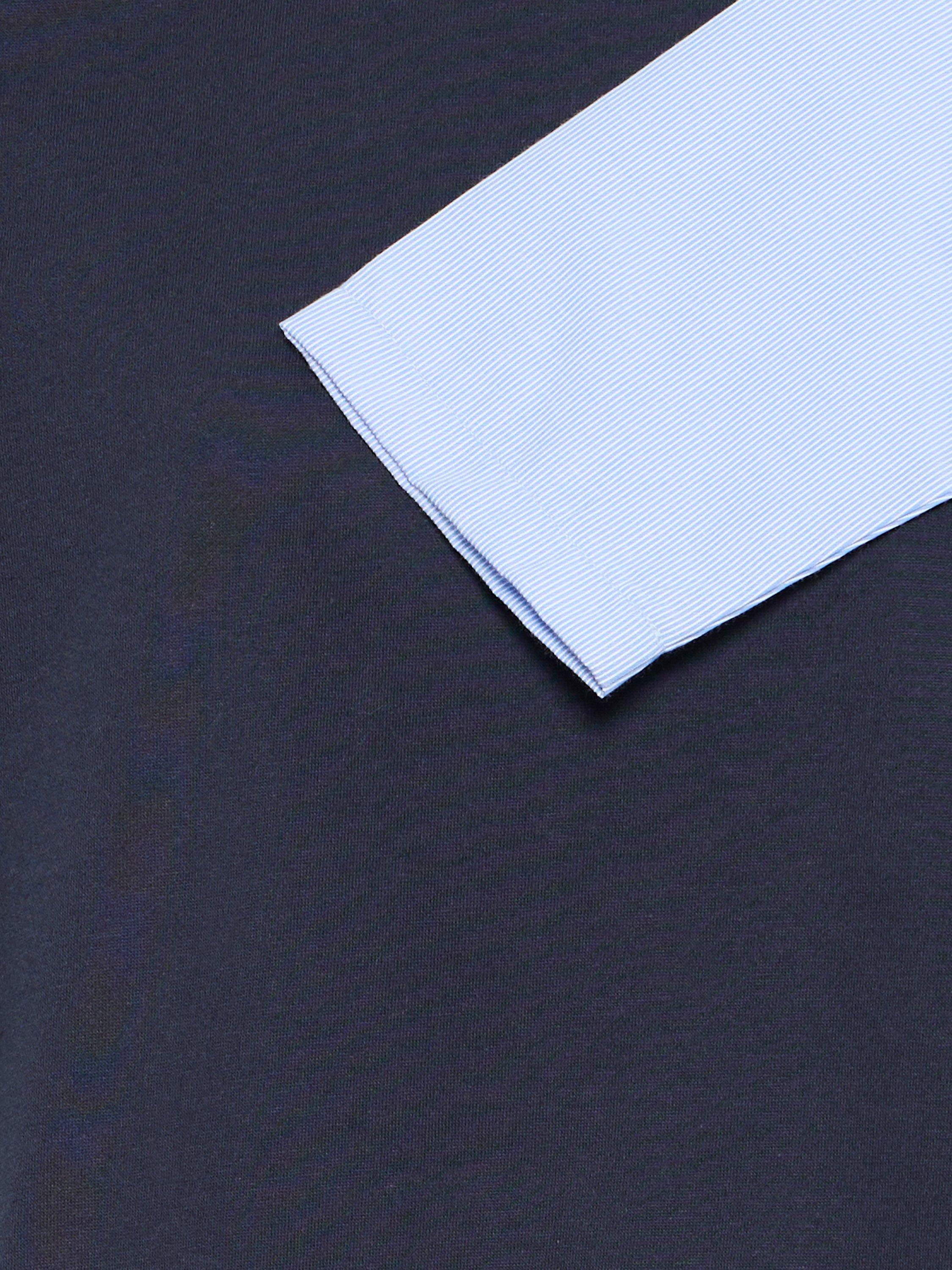 Product image 7 of 7, which shows ICHI Palona Colour Block Sweatshirt, Total Eclipse, XS