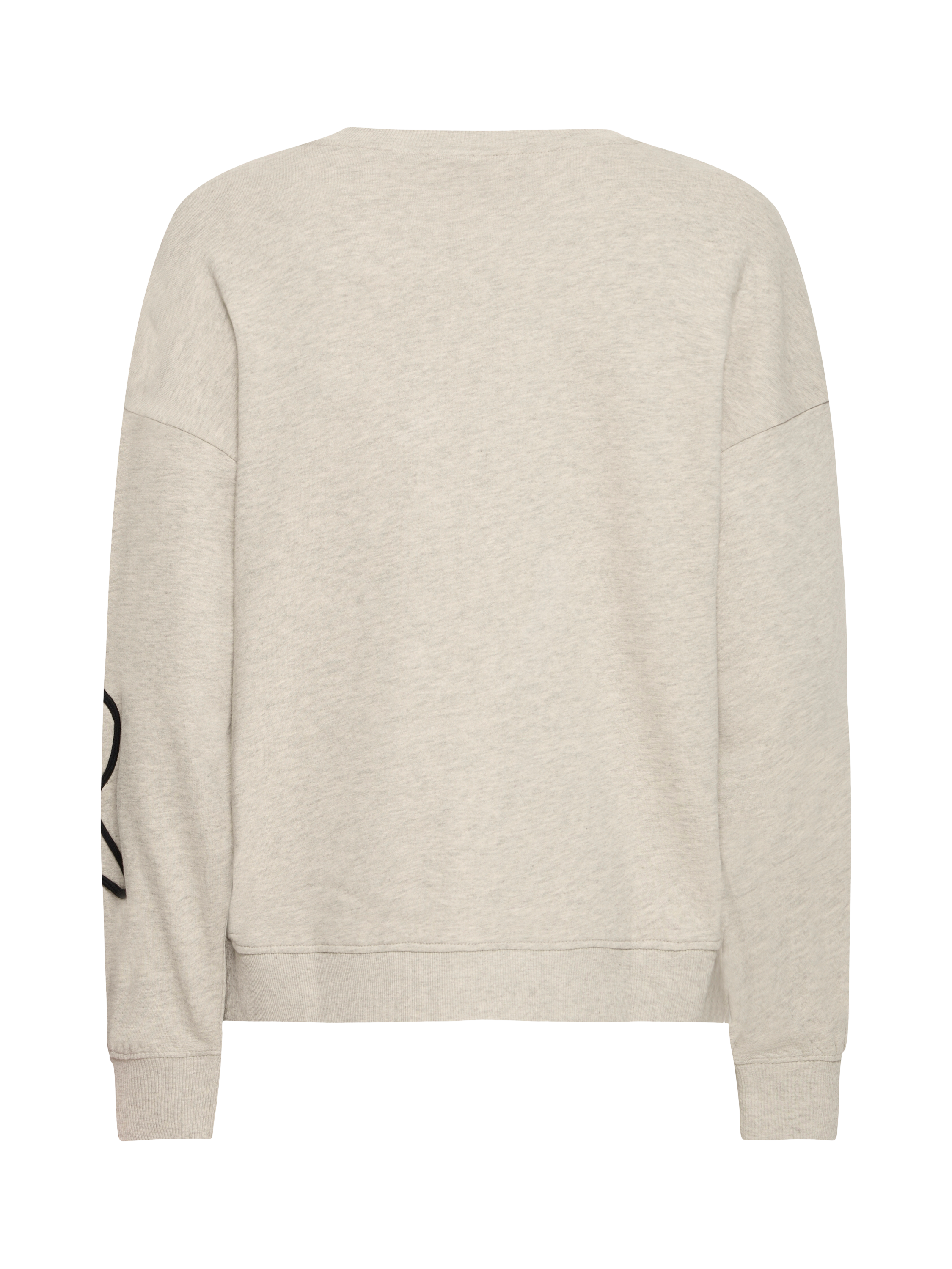 Product image 6 of 7, which shows ICHI Kasura Swirl Jumper, Oatmeal/Black, XS