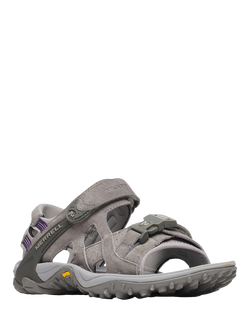 Merrell Kahuna III Suede Sandals, Charcoal/Paloma - view 2, Charcoal/Paloma