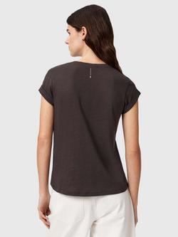 AllSaints Anna Crew Neck T-Shirt, Bottle Brown - view 2, Bottle Brown