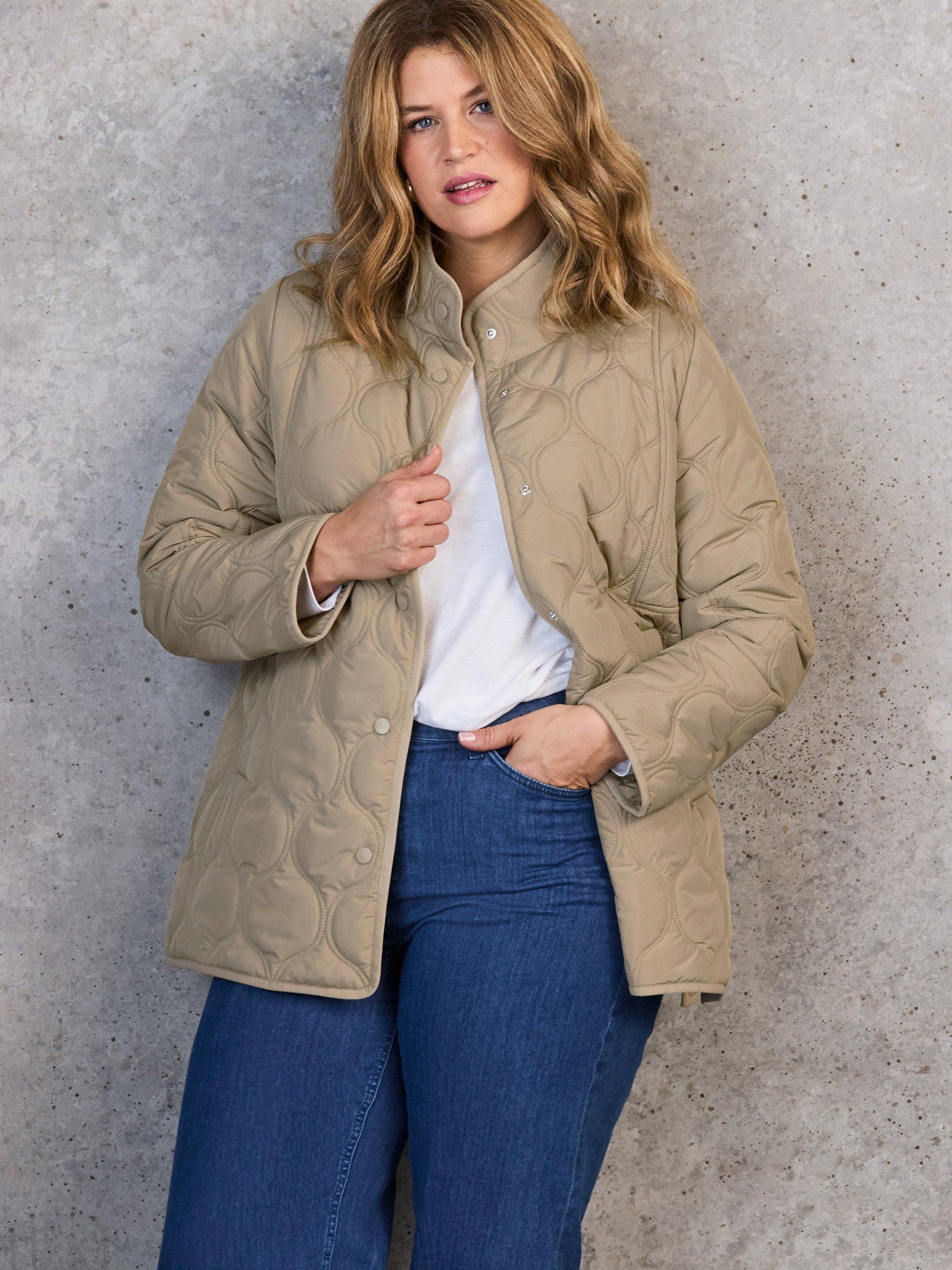 Product image 2 of 6, which shows Live Unlimited Onion Quilted Jacket, Khaki, 12
