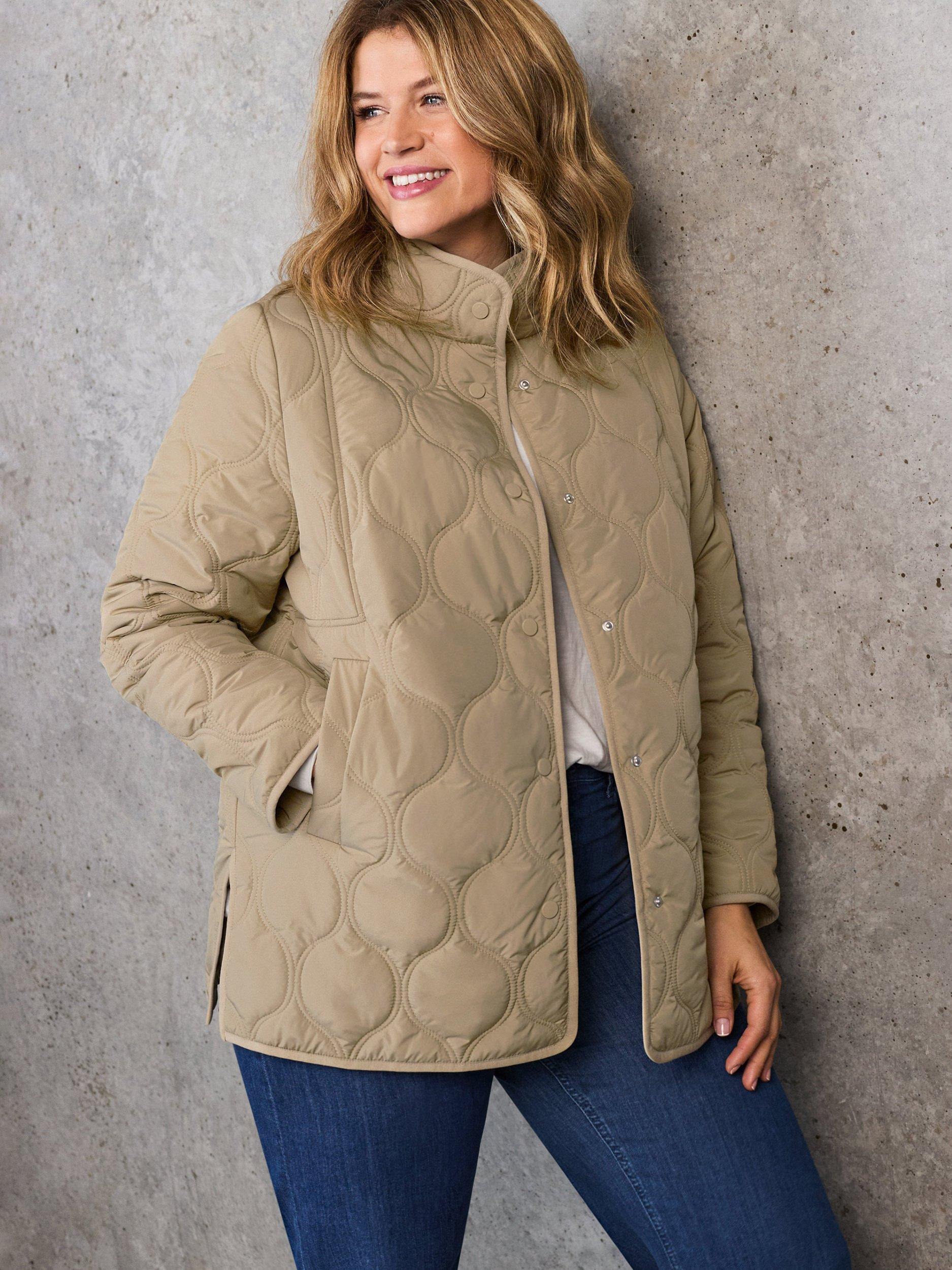 Product image 5 of 6, which shows Live Unlimited Onion Quilted Jacket, Khaki, 12