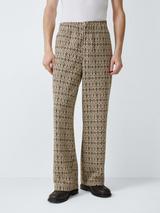 John Lewis x LABRUM Heavyweight Jacquard Joggers, Khaki