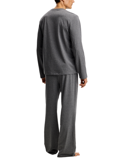 J.Lindeberg Pierce Pyjama Set, Dark Grey Melange - view 2, Dark Grey Melange