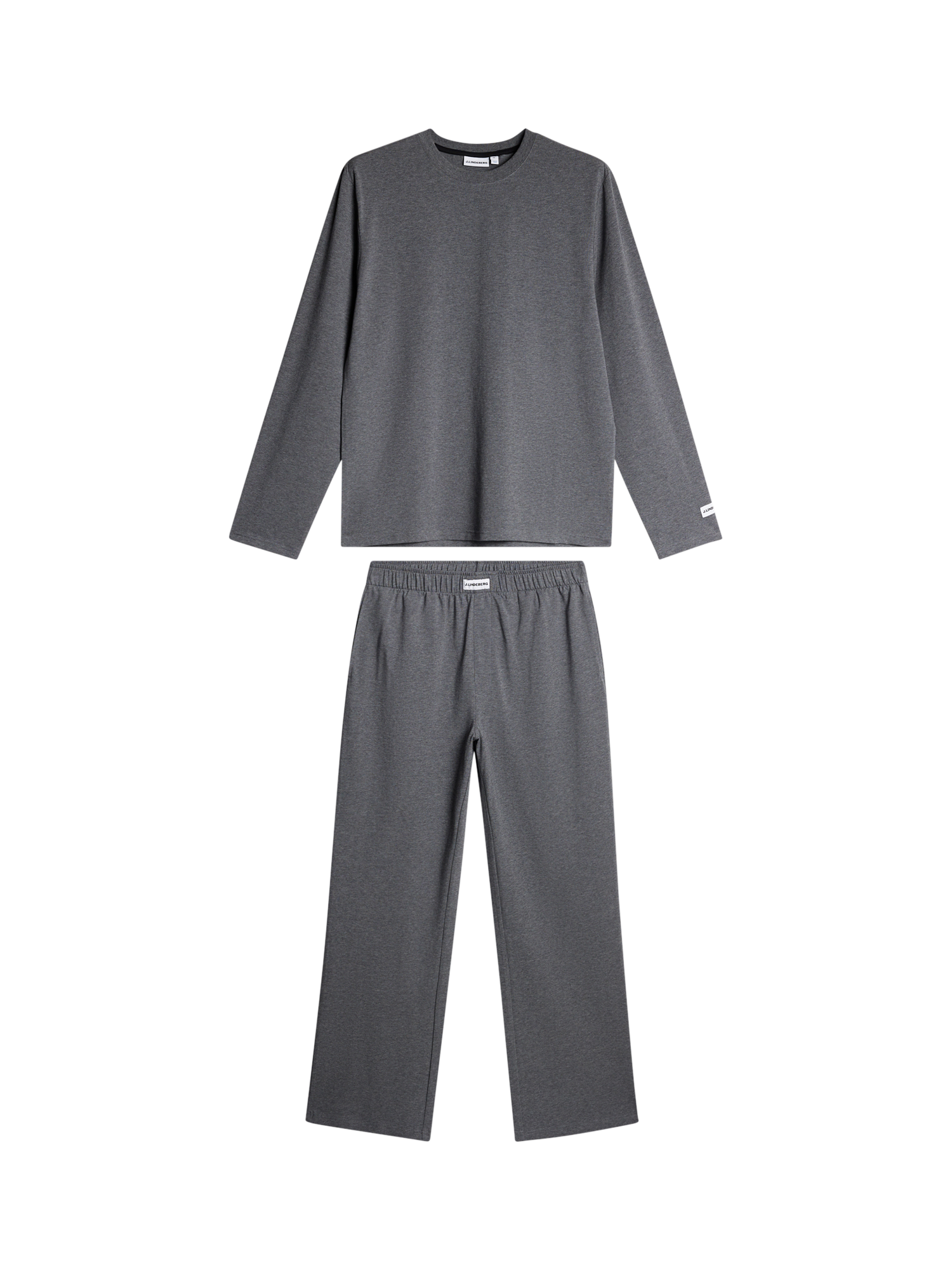 Product image 6 of 6, which shows J.Lindeberg Pierce Pyjama Set, Dark Grey Melange, S