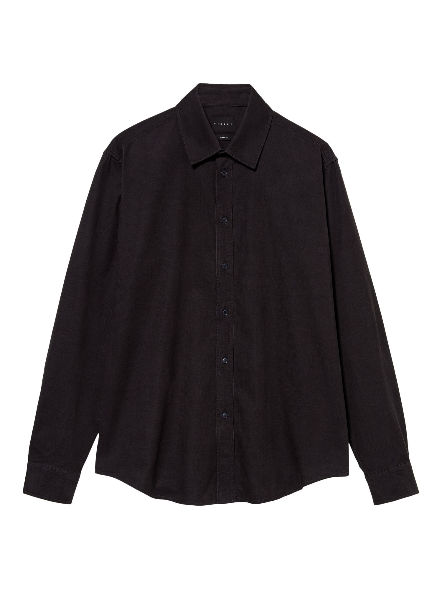 Product image 4 of 5, which shows SISLEY Cotton Regular Fit Corduroy Shirt, Dark Grey, XXL