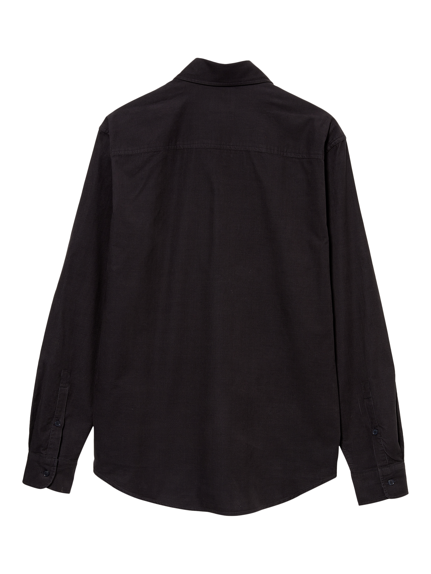 Product image 5 of 5, which shows SISLEY Cotton Regular Fit Corduroy Shirt, Dark Grey, XXL