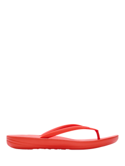 FitFlop IQushion Ergonomic Flip Flops, Cherry Tomato