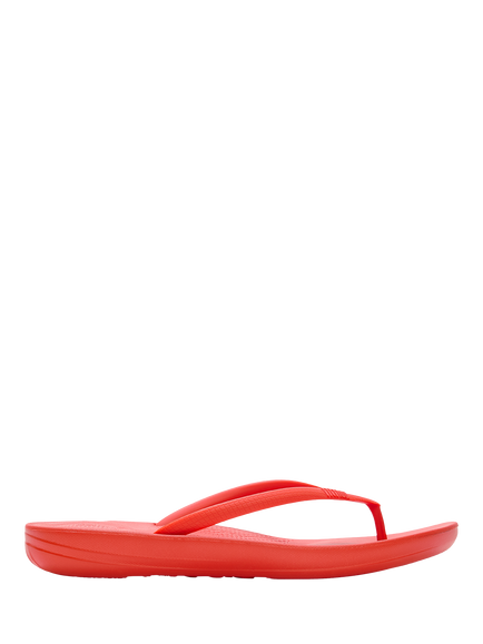 FitFlop IQushion Ergonomic Flip Flops, Cherry Tomato