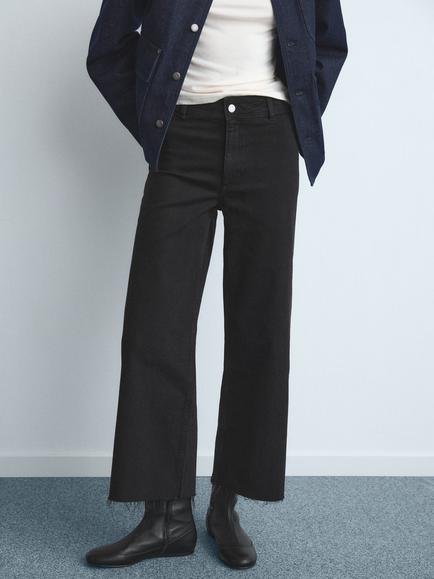 Mango Catherin Jeans, Black, Black