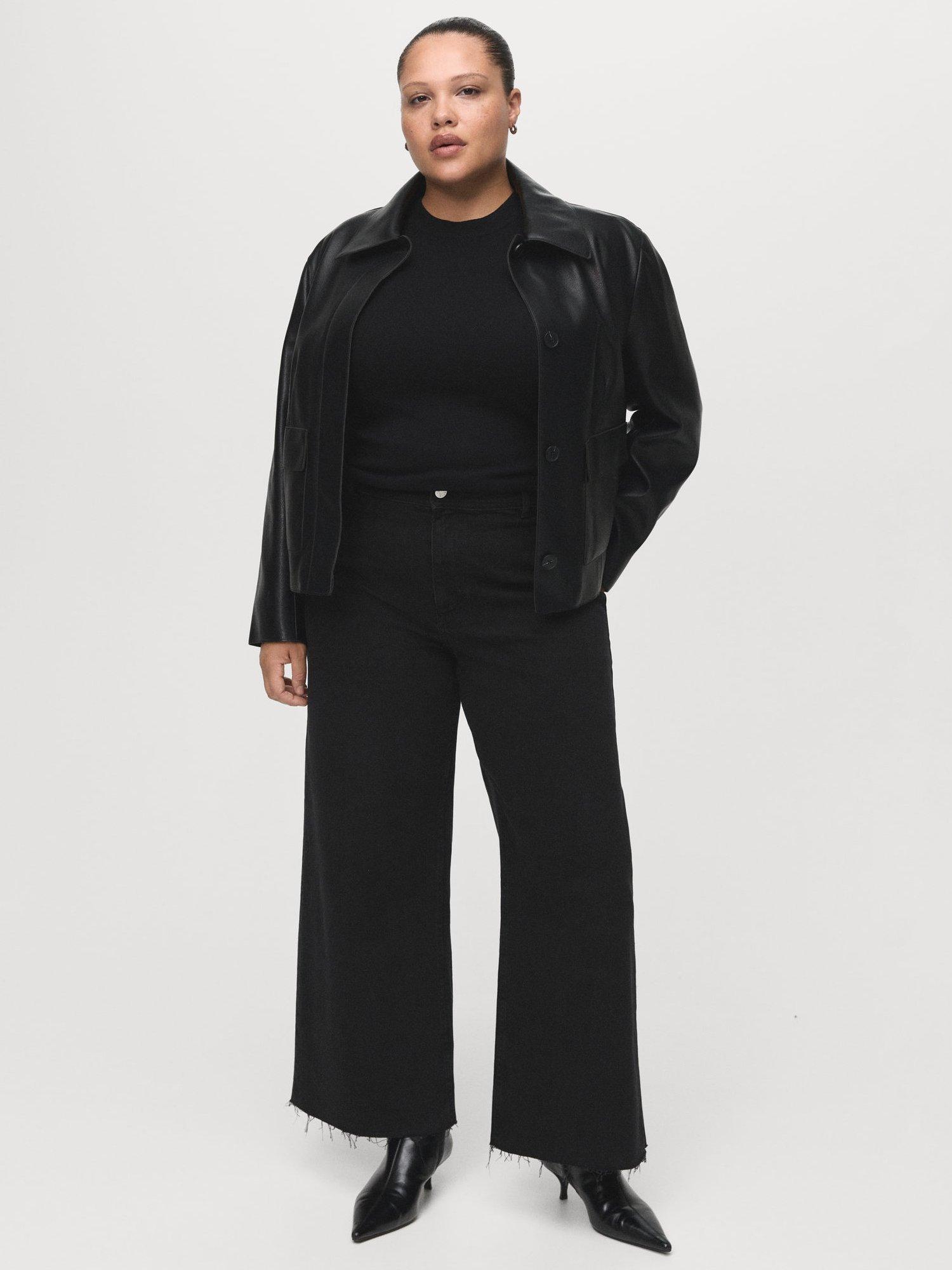 Product image 7 of 8, which shows Mango Catherin Jeans, Black, 10