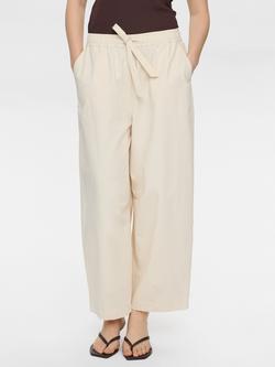 Numph Sunna Cropped Trousers, Whitecap Gray, Whitecap Gray