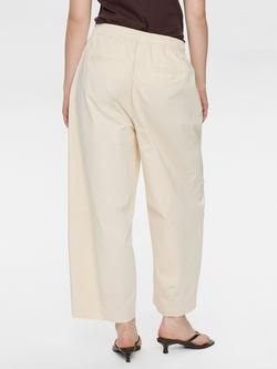 Numph Sunna Cropped Trousers, Whitecap Gray - view 2, Whitecap Gray