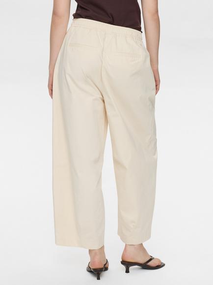 Numph Sunna Cropped Trousers, Whitecap Gray - view 2, Whitecap Gray