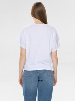 Numph Seane Floral T-Shirt, Bright White - view 2, Bright White
