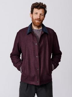 Aubin Corby Shacket Jacket, Purple, Purple
