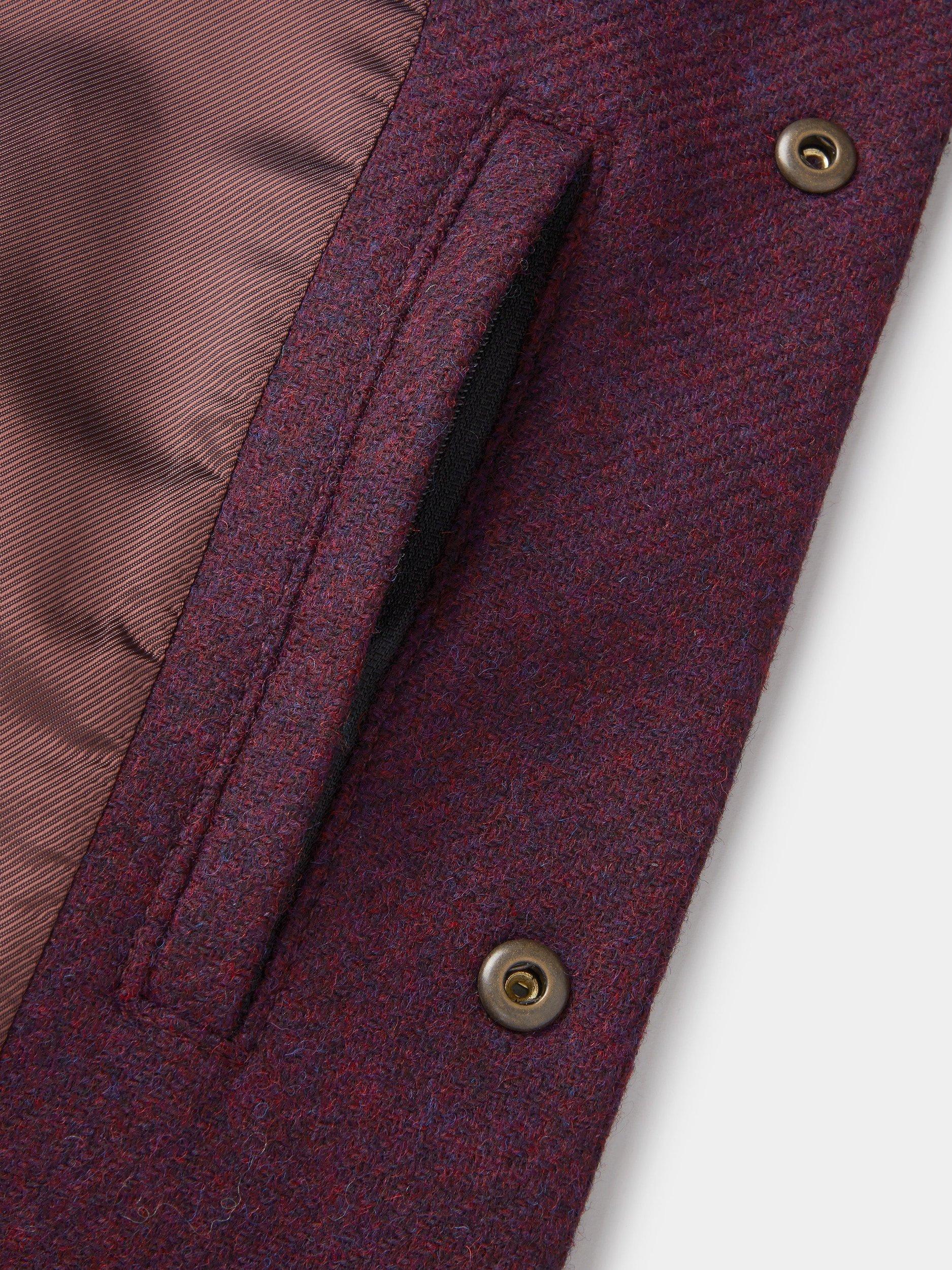 Product image 10 of 11, which shows Aubin Corby Shacket Jacket, Purple, S