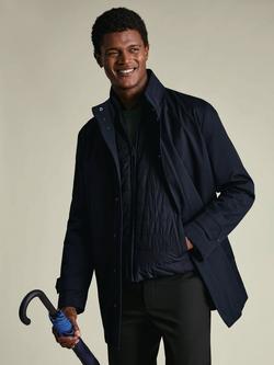 Charles Tyrwhitt 3 in 1 Rain Mac with Detachable Gilet, Navy, Navy