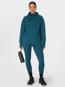 Sweaty Betty Power Gym Leggings, Deep Green - view 2, Deep Green