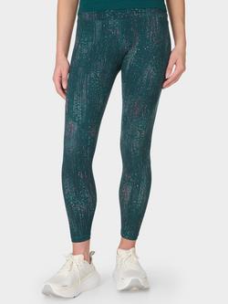 Sweaty Betty Power 7/8 Gym Leggings, Greencodeprint, Green