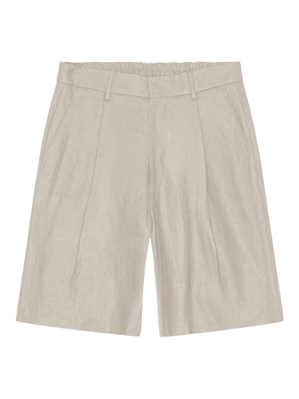 NN.07 Kay Linen Shorts, Oat, Oat