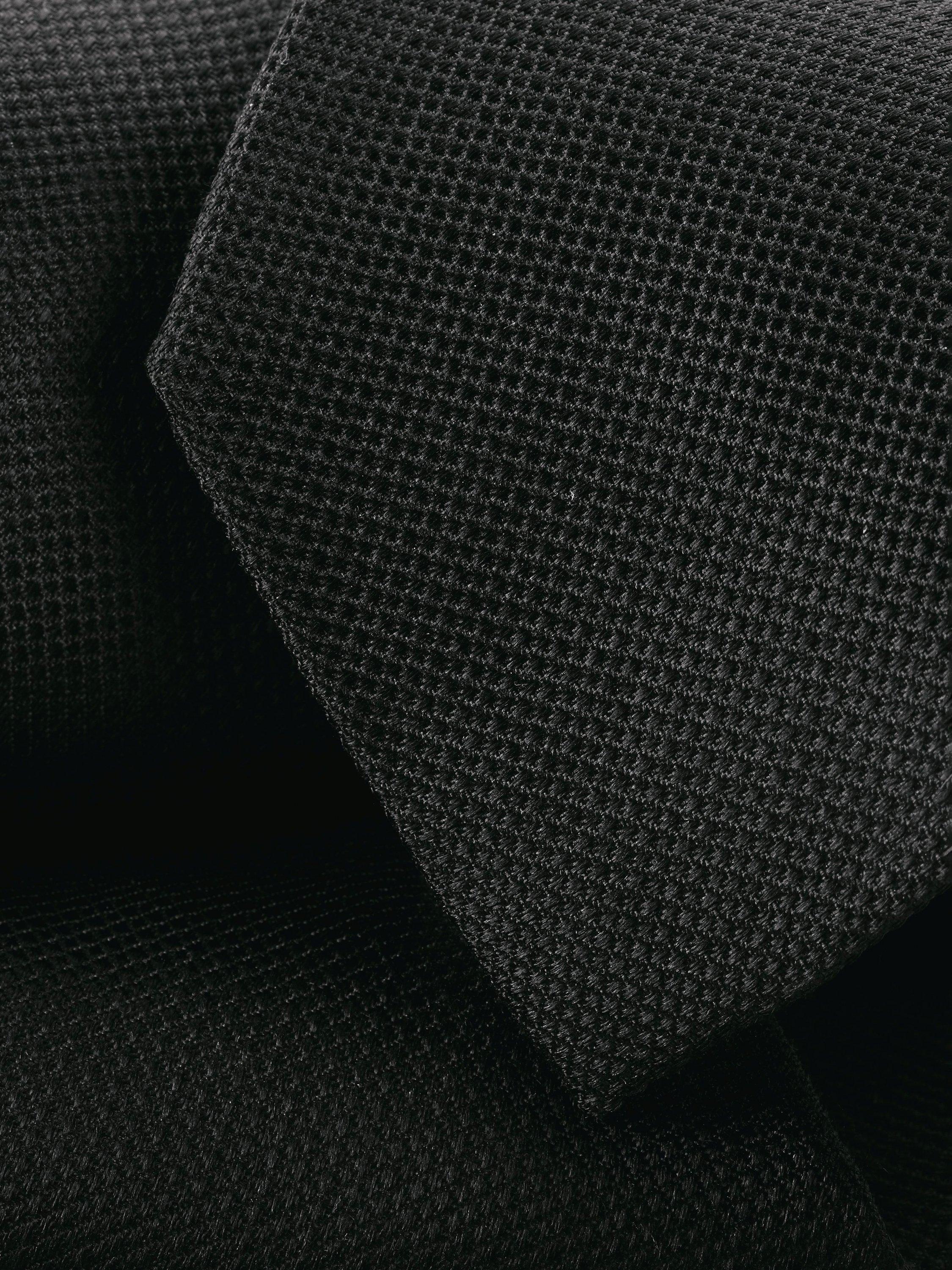 Product image 2 of 2, which shows Charles Tyrwhitt Textured Silk Tie, Black, One Size