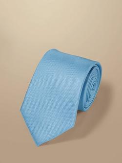 Charles Tyrwhitt Textured Silk Tie, Sky Blue