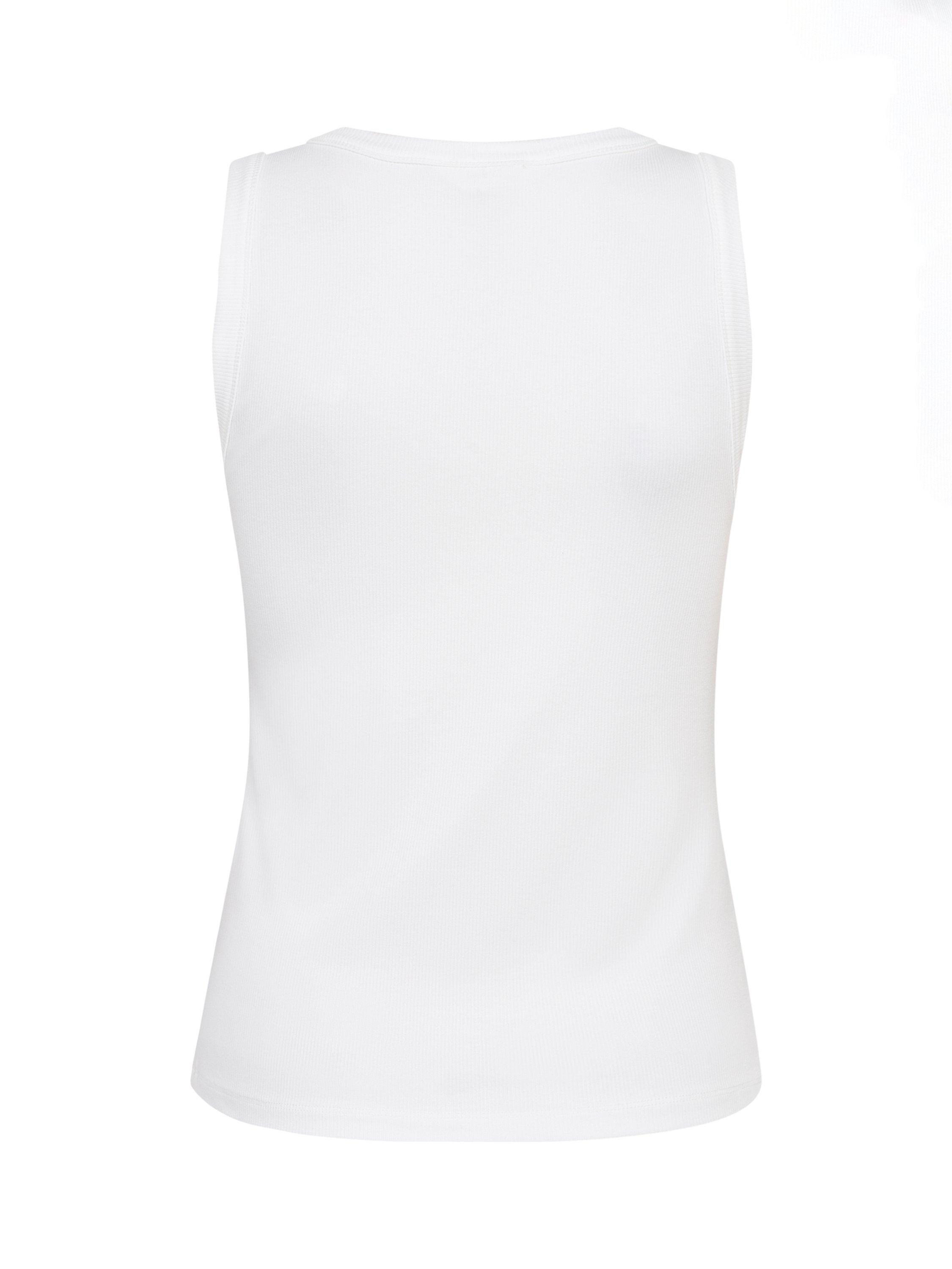 Product image 6 of 6, which shows Part Two Nikkia Vest Top containing LENZING™ ECOVERO™ Viscose, Bright White, L