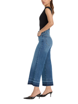 Good American Tech Palazzo Jeans, Blue - view 2, Blue