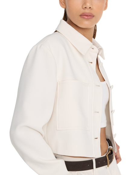 Good American Lux Body Fit Blazer, White - view 2, White