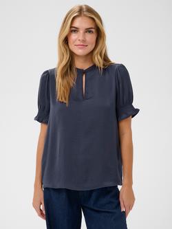 Saint Tropez Nunni Smock Sleeve Top, Eclipse