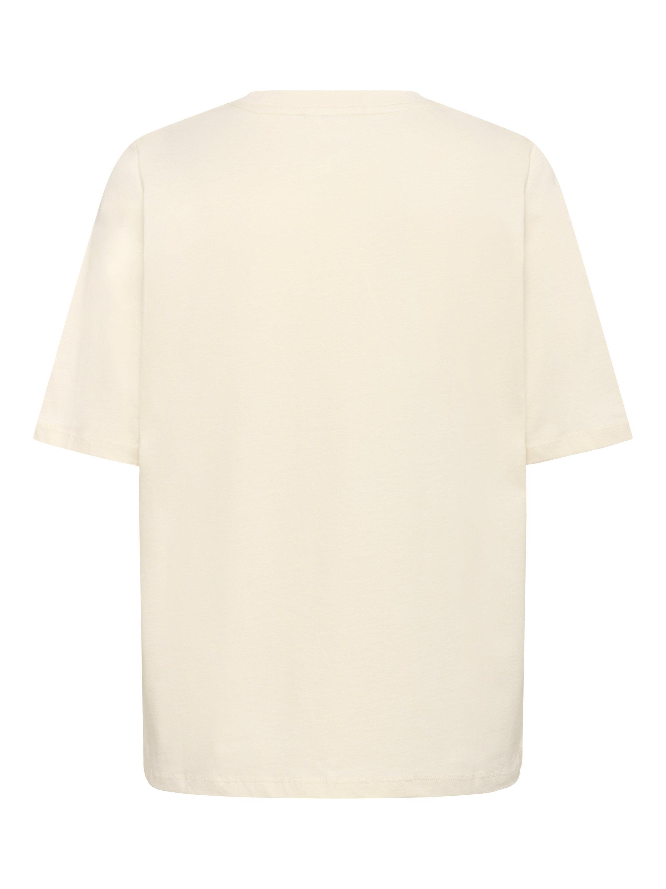 Product image 6 of 6, which shows Saint Tropez Octavia Cherries Graphic T-Shirt, Creme, XS